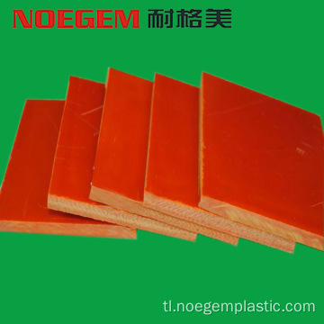 Orange Bakelite plastic sheet
